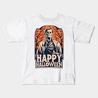 Skull Kill Halloween Kids T-Shirt